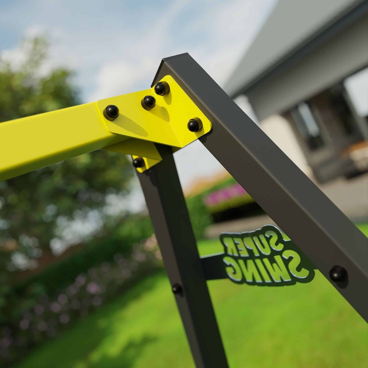 Giardino Girevole Per Bambini Con Altalena A Nido E Dondolo