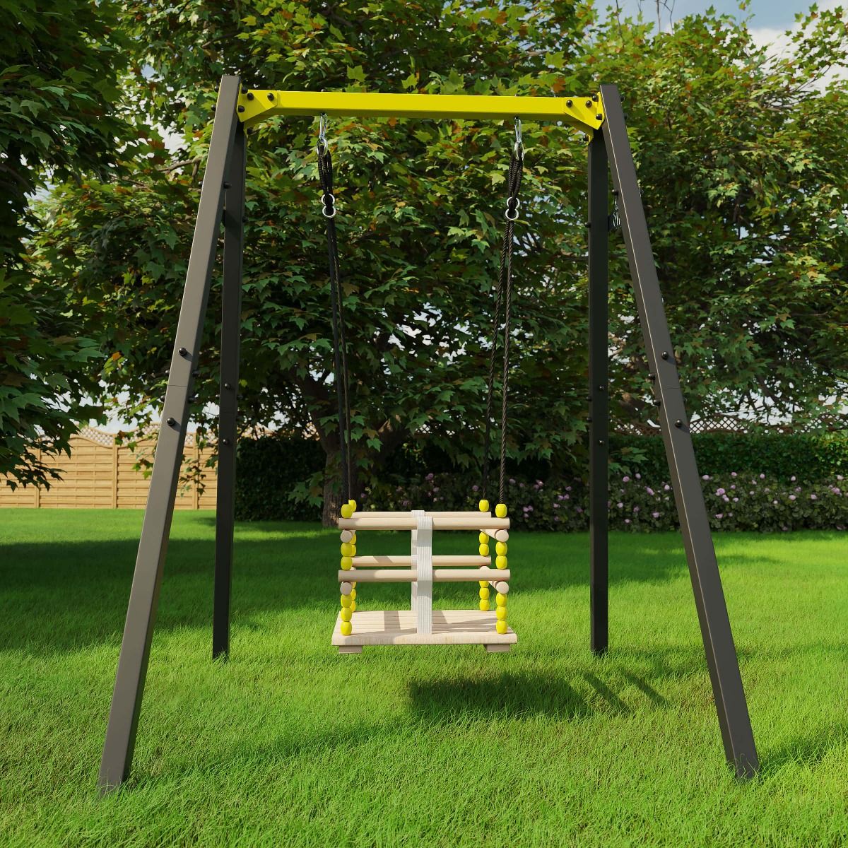 Altalena A Gabbia Per Bambini Con Struttura