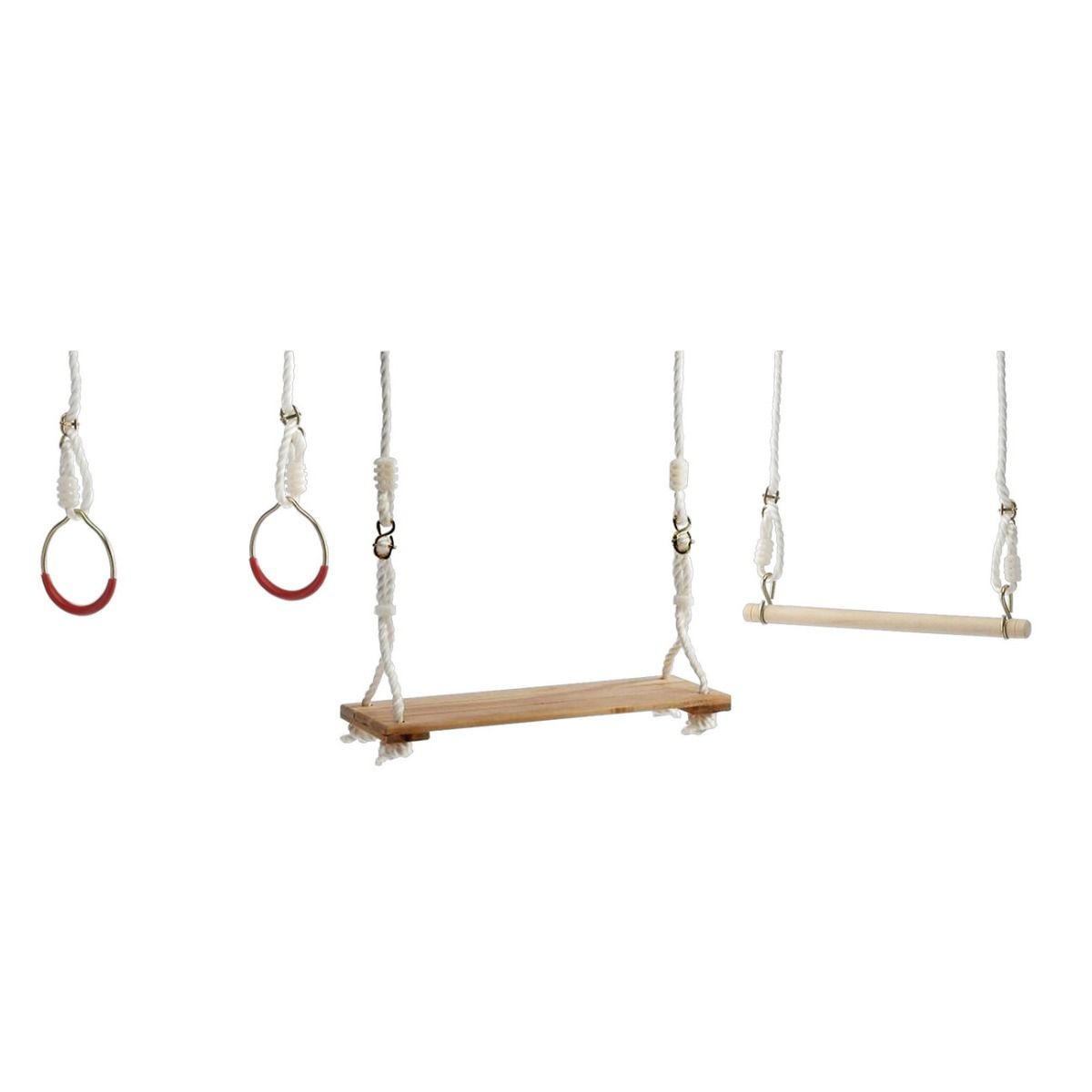 Set Ginnico Con Altalena, Trapezio E Anelli